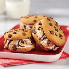CHIPS AHOY! Chewy Chocolate Chip Cookies with milk for a comforting snack