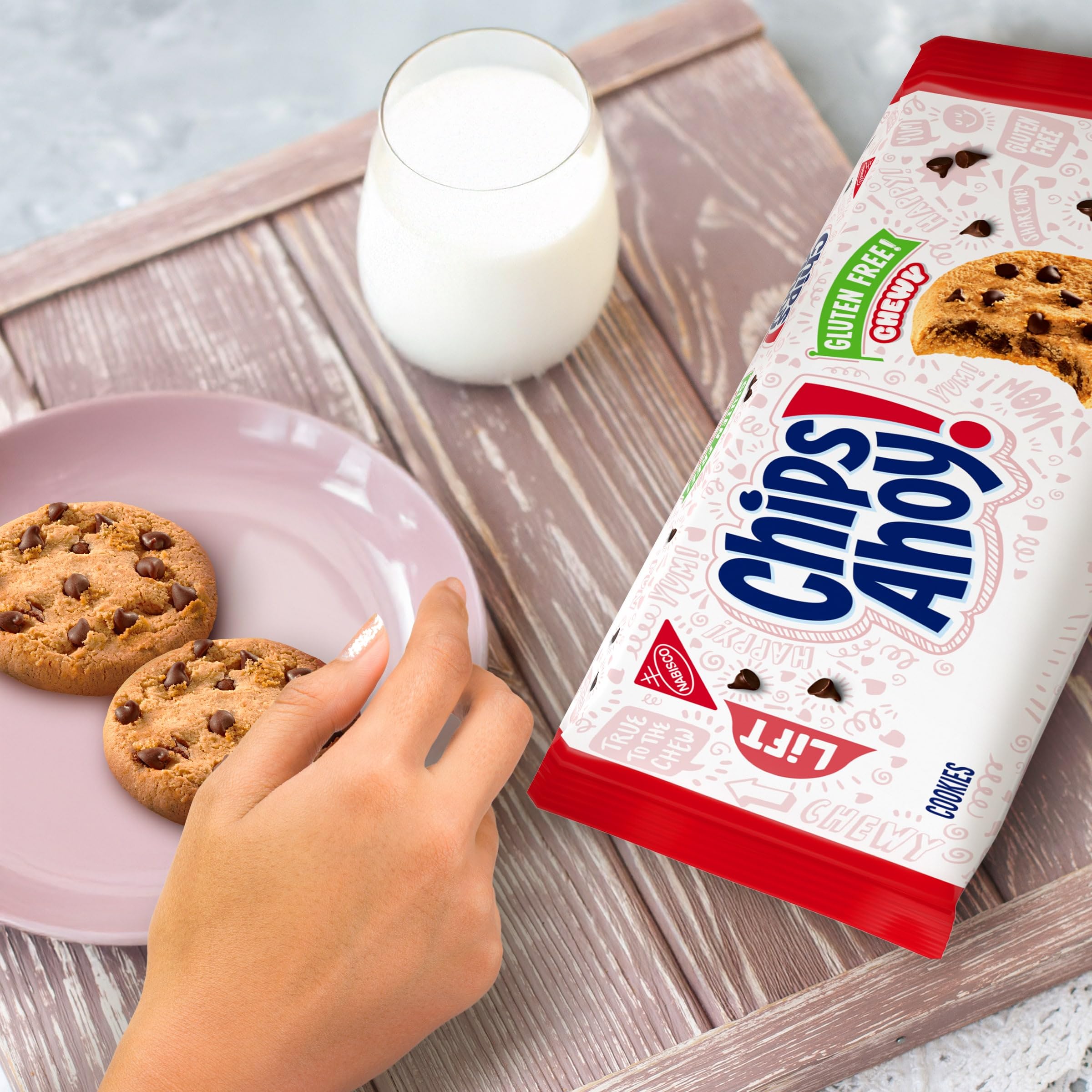 CHIPS AHOY! gluten free cookie kosher certified option.