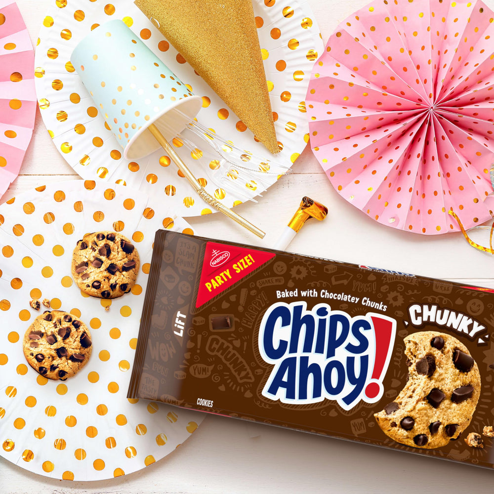CHIPS AHOY! Coffee-break cookies beside a mug for a quick pick-me-up