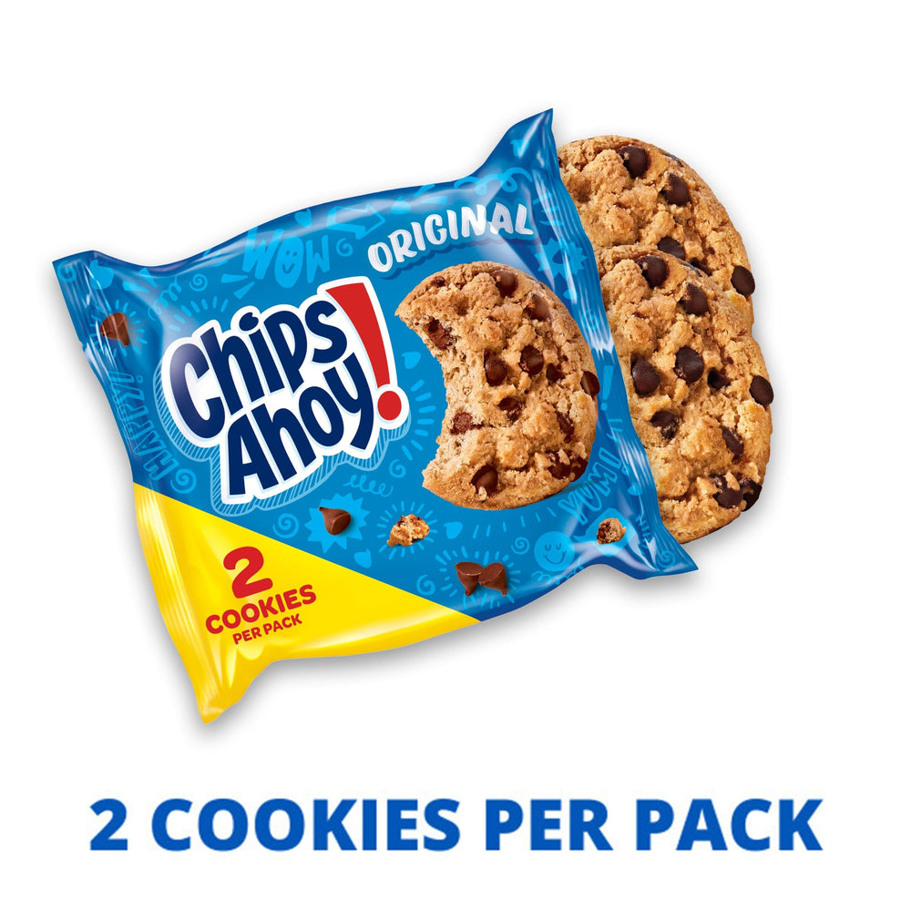 Chips Ahoy! Original snack-pack interior view emphasizes grab-and-go convenience.