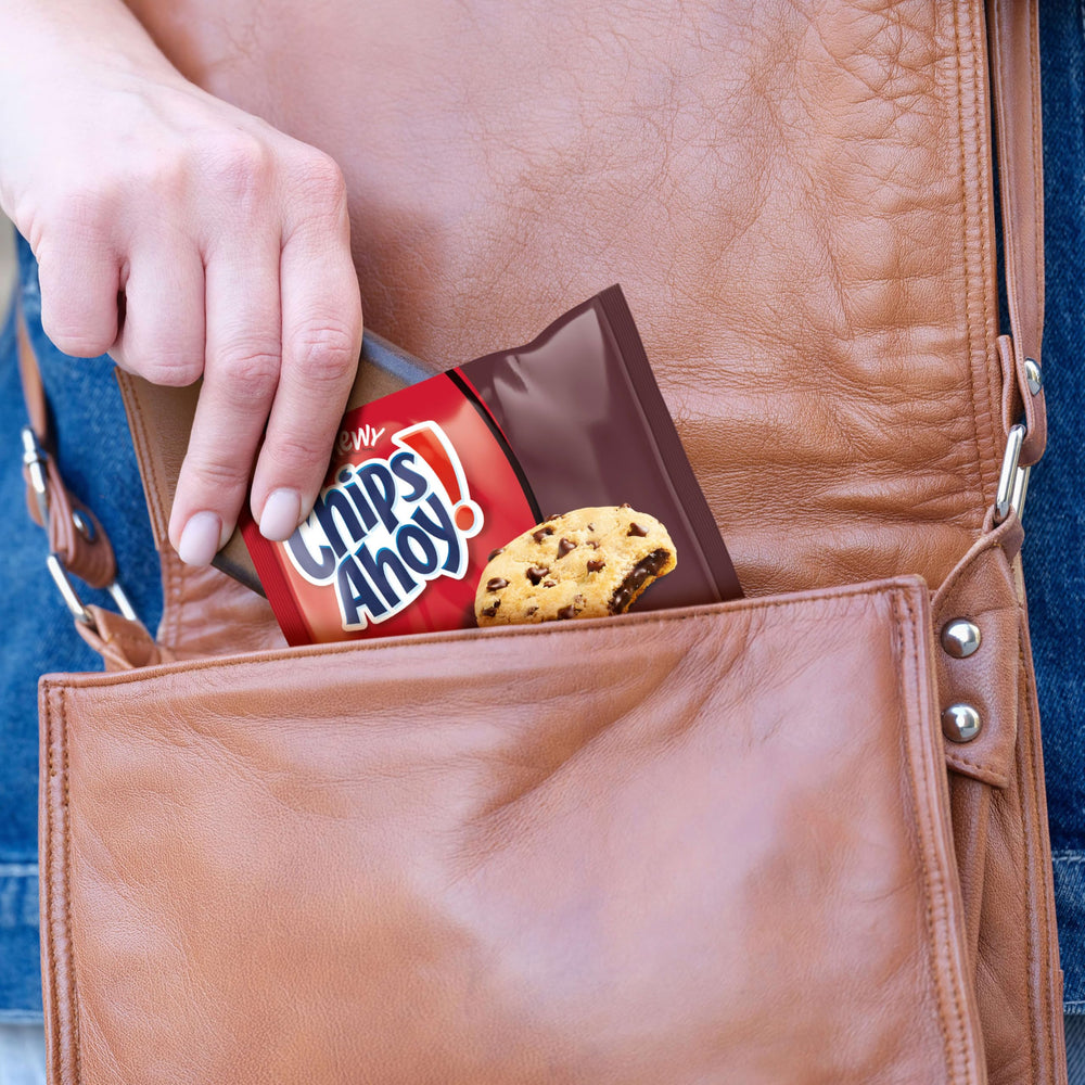CHIPS AHOY! Reese's peanut butter cups cookies in a packaged snack.