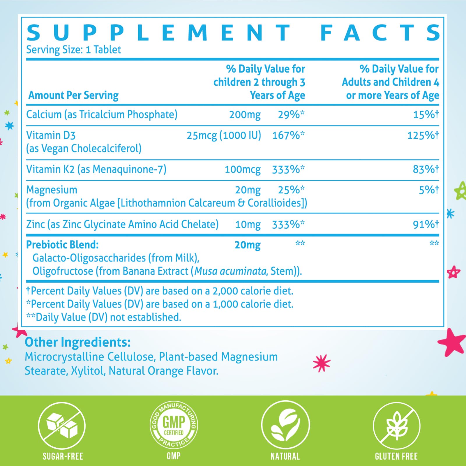 ChiQwench kids height growth support chewable tablet for growing bones