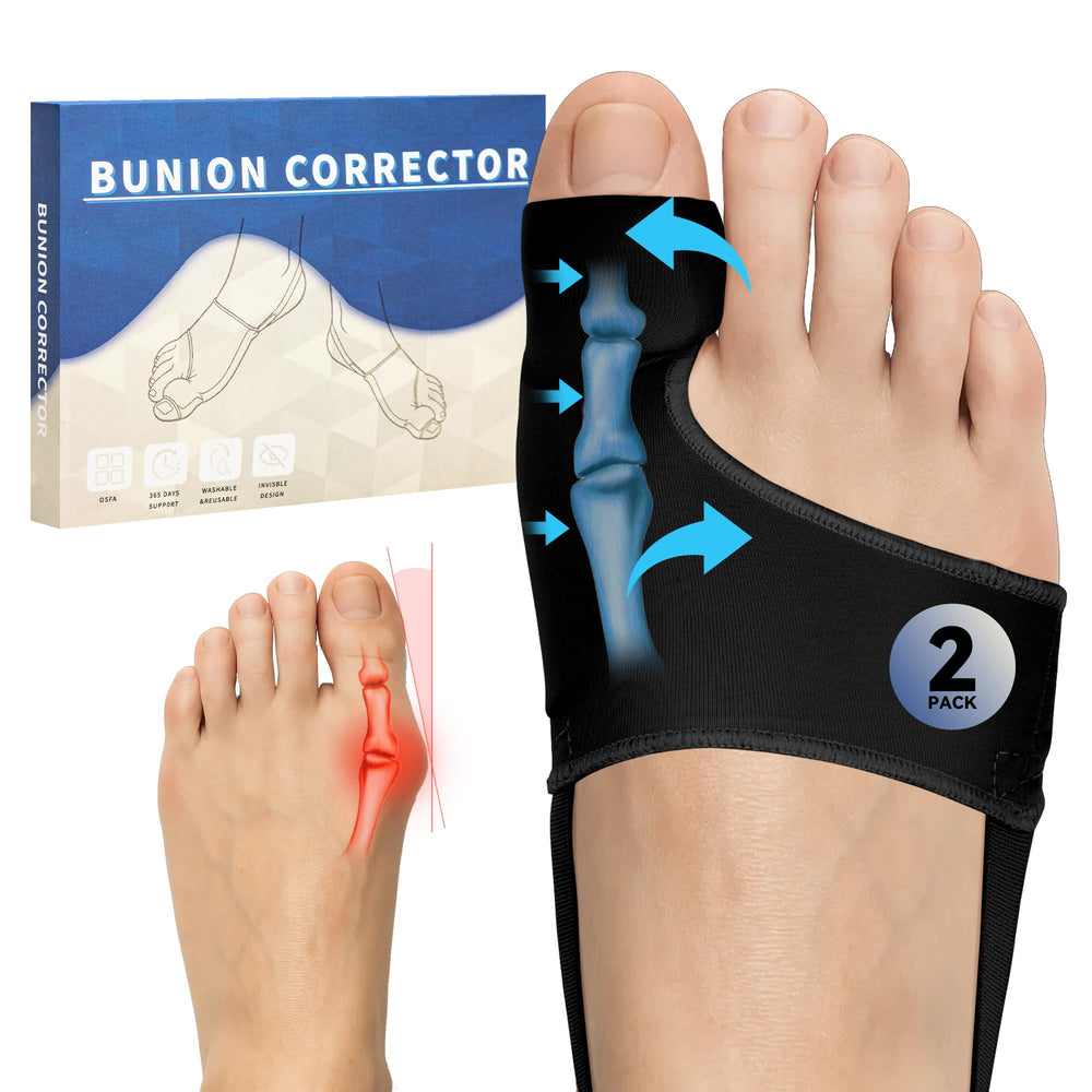 CHJOD bunion corrector pack: discreet, all-day support for toe alignment.