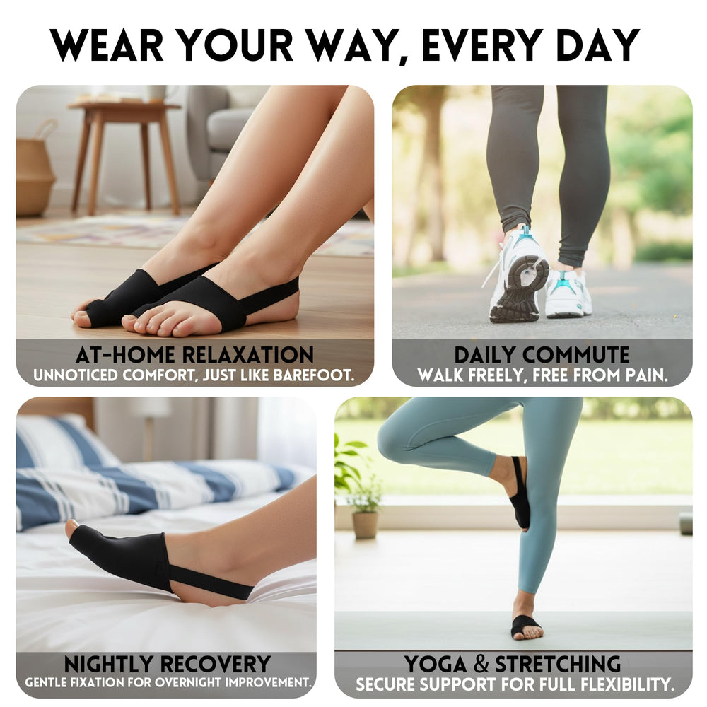 CHJOD one-size-fits-most bunion socks: versatile, reusable daily.