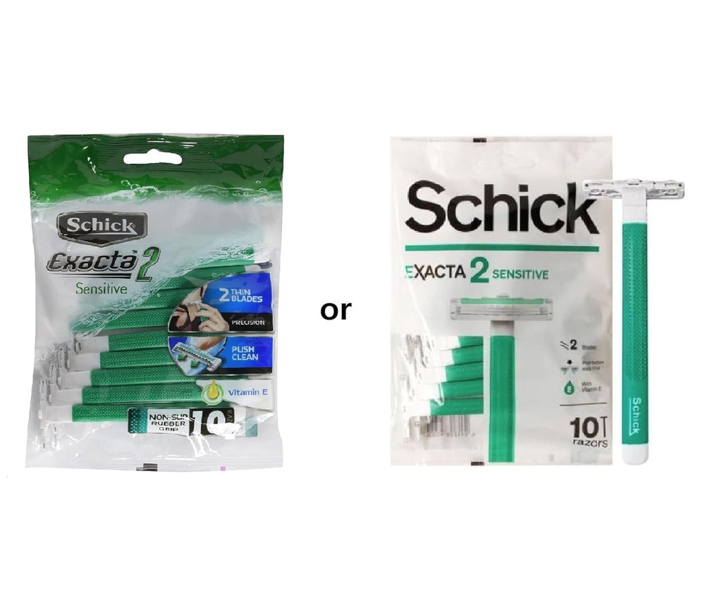 CHLIFE Schick Exacta2 one-push cleaning feature helps blade maintenance.