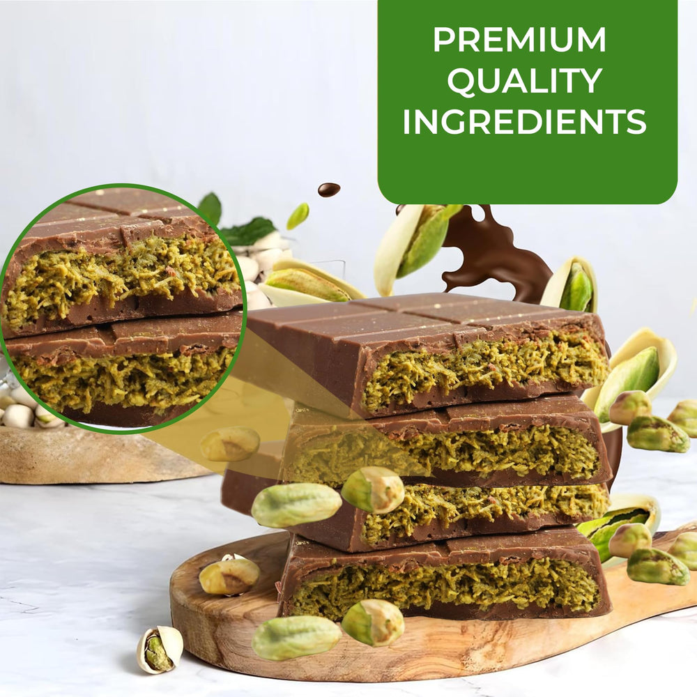 Chobella Dubai Pistachio Bar gift box presents a luxe dessert option