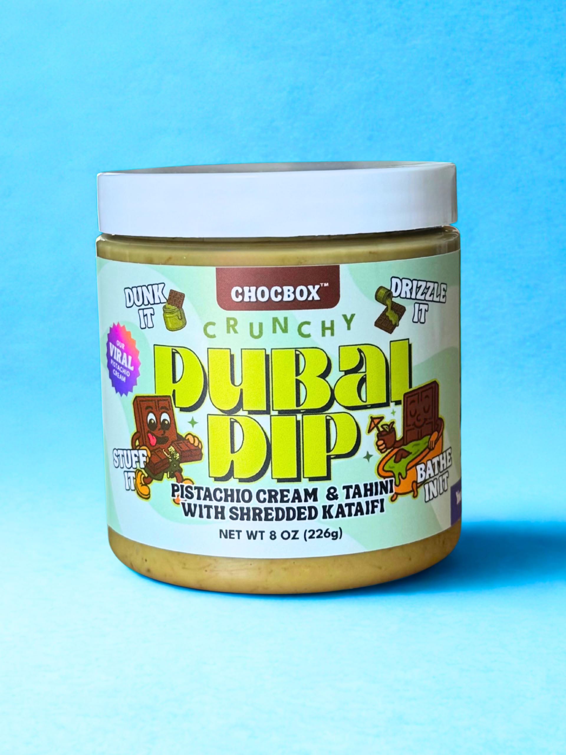 Chocbox Viral Dubai Dip idea for DIY viral chocolate bars with kataifi crunch.