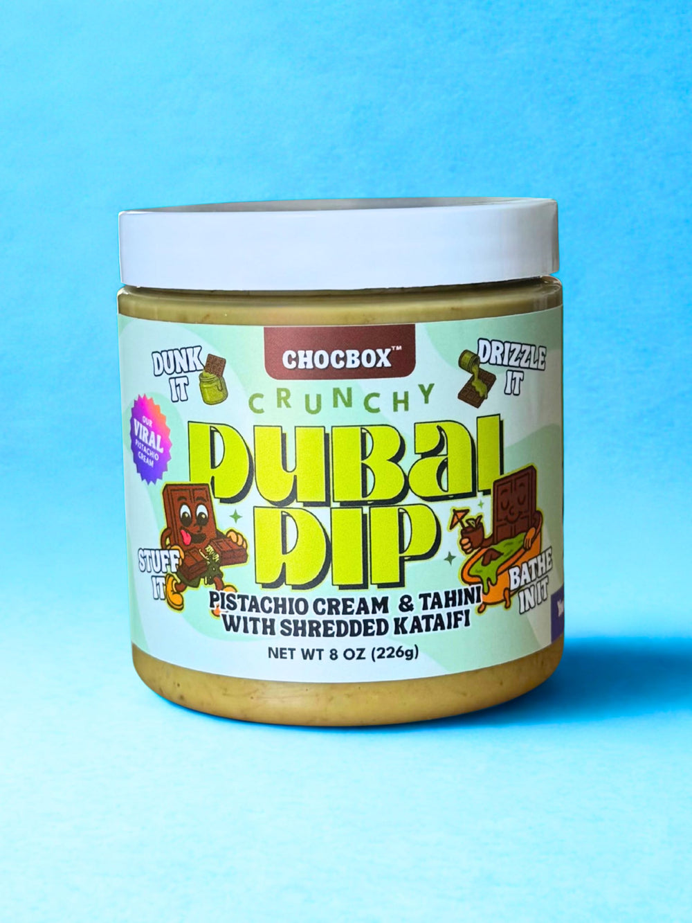 Chocbox Viral Dubai Dip idea for DIY viral chocolate bars with kataifi crunch.
