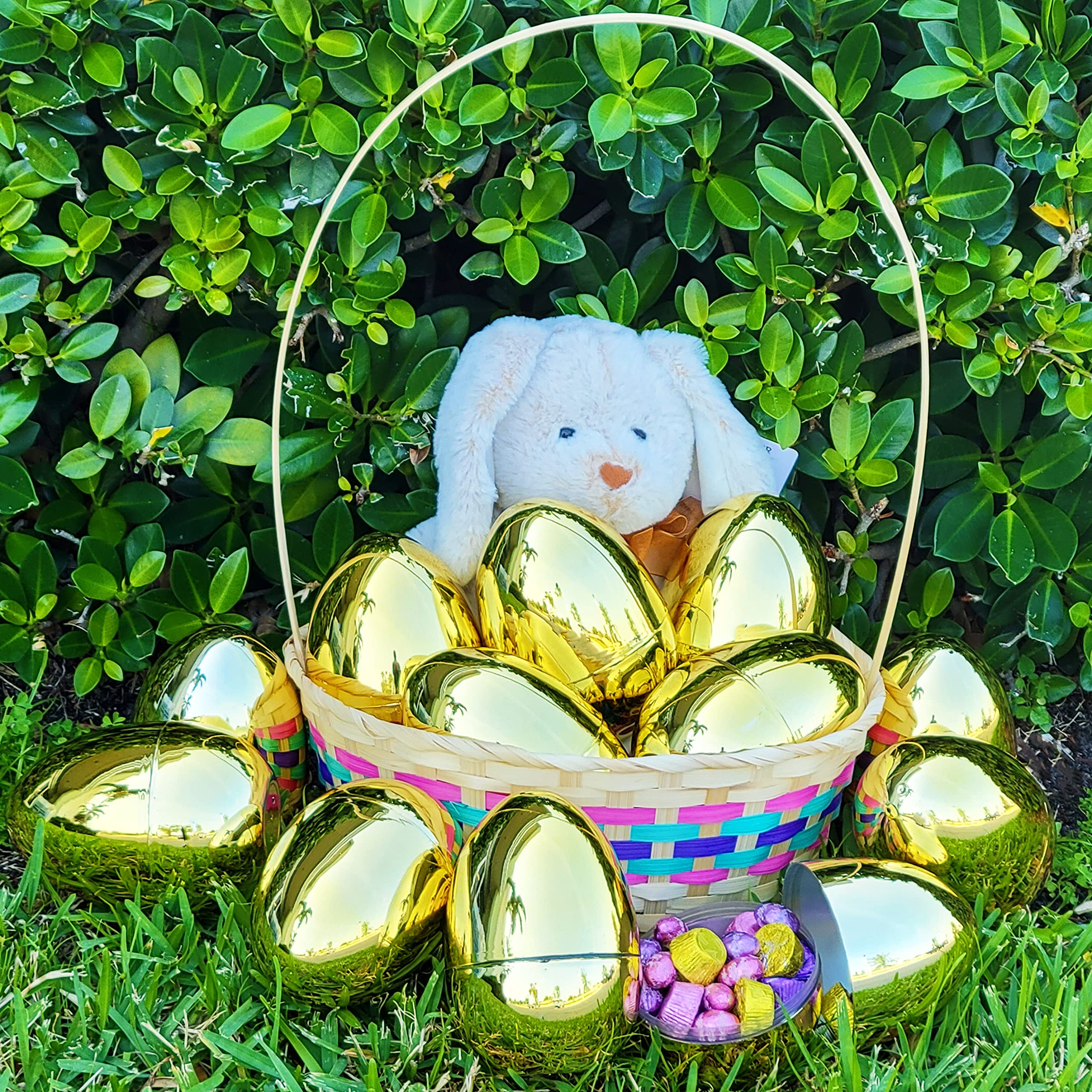 Chochkees 6-inch eggs are reusable keepsake decor for celebrations.