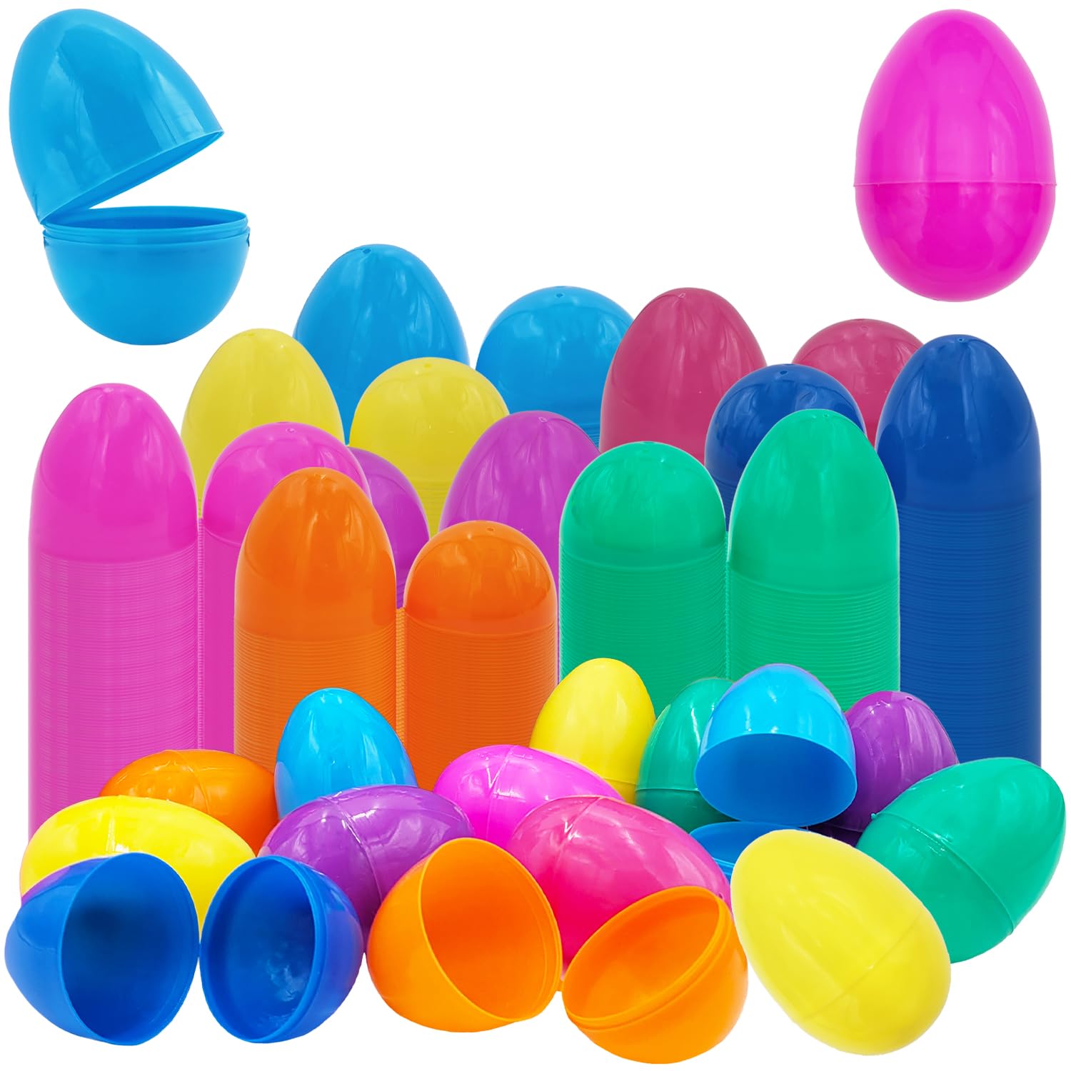 Chochkees bulk Easter eggs in assorted colors for party favors.