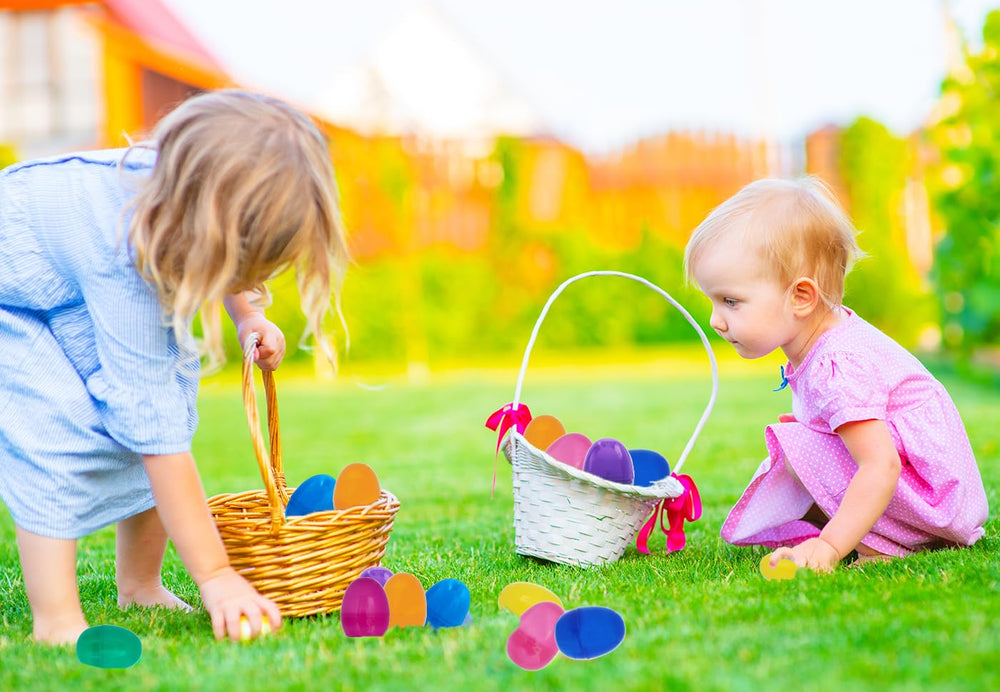 Chochkees plastic Easter eggs 3 inch for gifts and games.