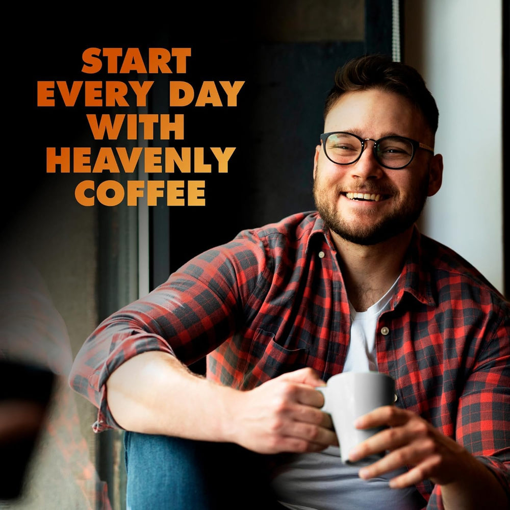 Drip coffee brewing with Heavenly Original coffee for everyday use
