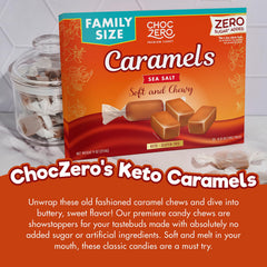 ChocZero individually wrapped caramels for portion-controlled indulgence.