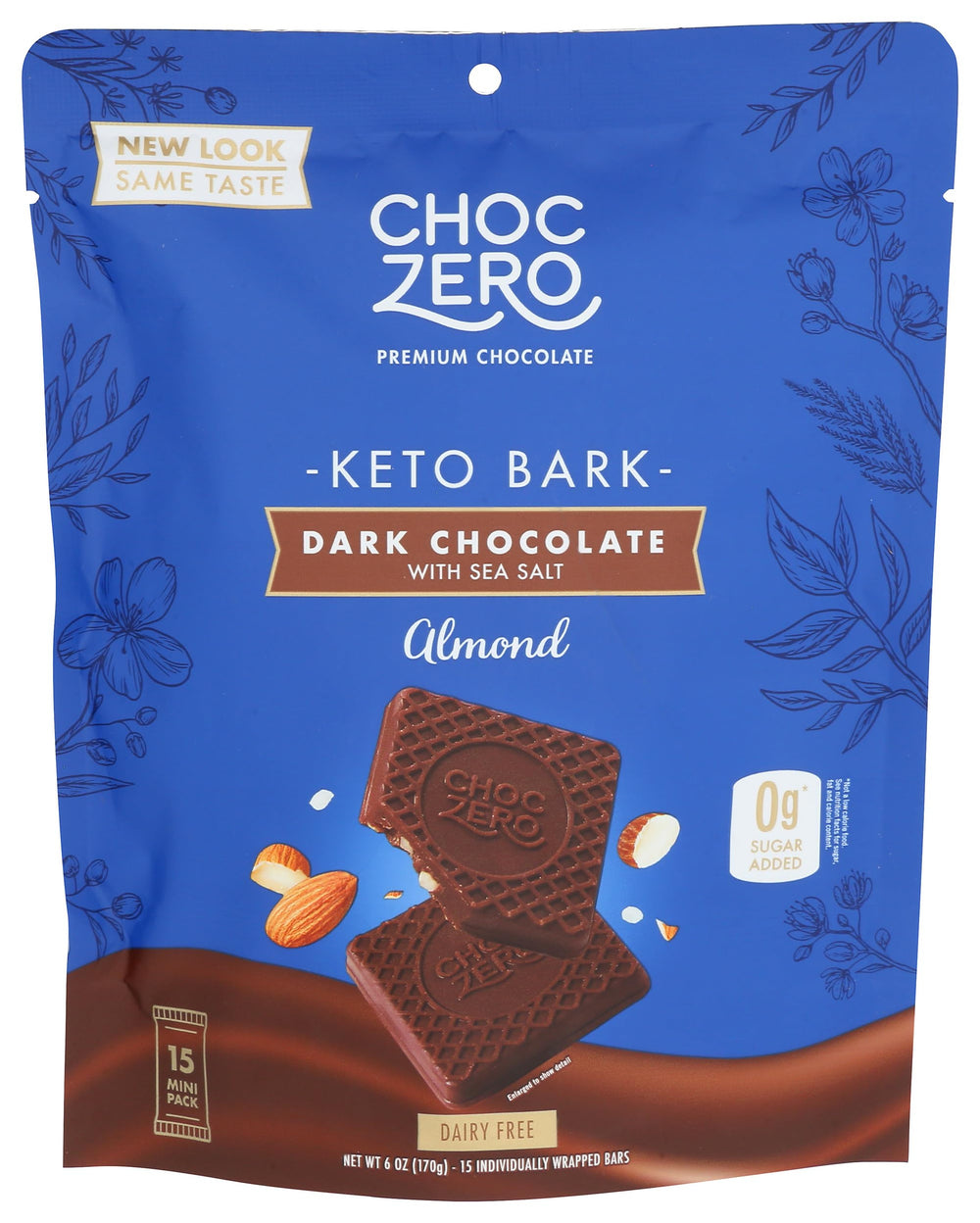 ChocZero sea-salt crystal close-up featuring premium flavor texture