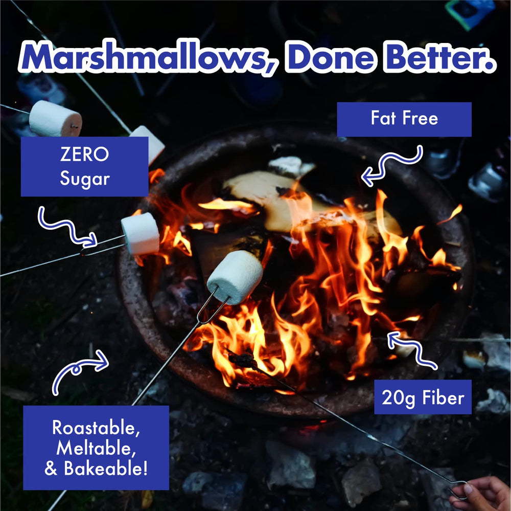 ChocZero marshmallows baking dish, roasty sweetness without sugar.