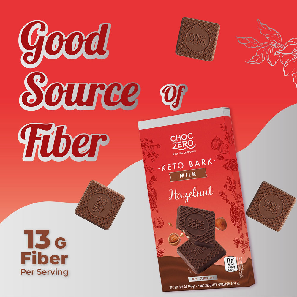 ChocZero bark on snack tray, ideal for keto-friendly snacking