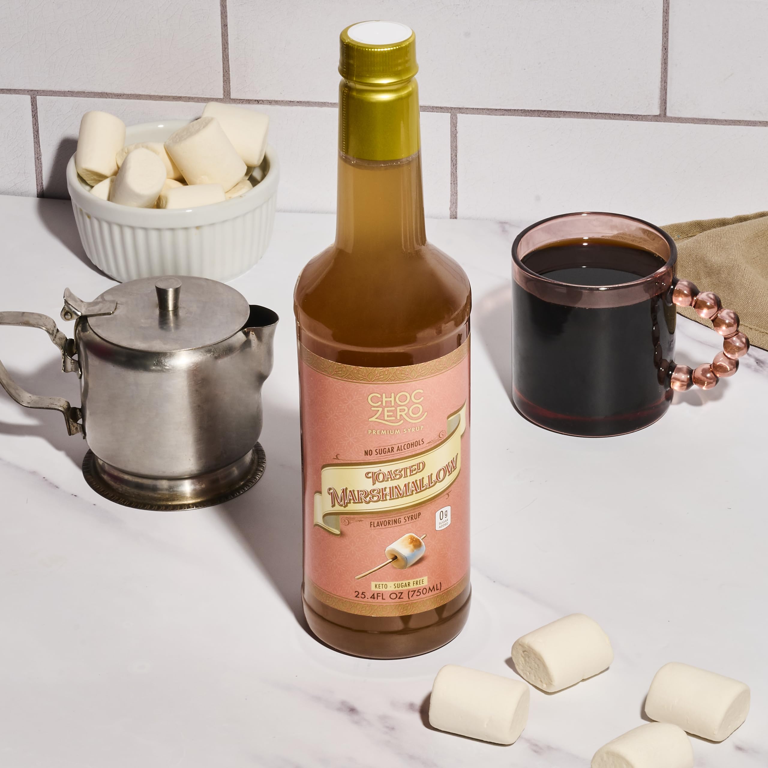 Baking with ChocZero toasted marshmallow syrup for flavor in oats and desserts