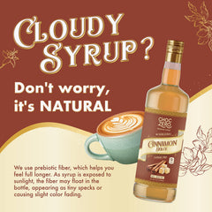 ChocZero Cinnamon Dolce sugar-free syrup on yogurt for flavor without sugar