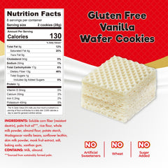 ChocZero vanilla wafer cookies in a package ready to enjoy