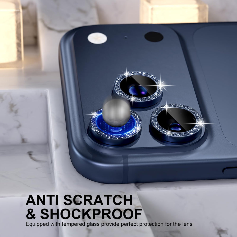 Choiche 9H tempered glass lens protector guards three-lens array against scratches