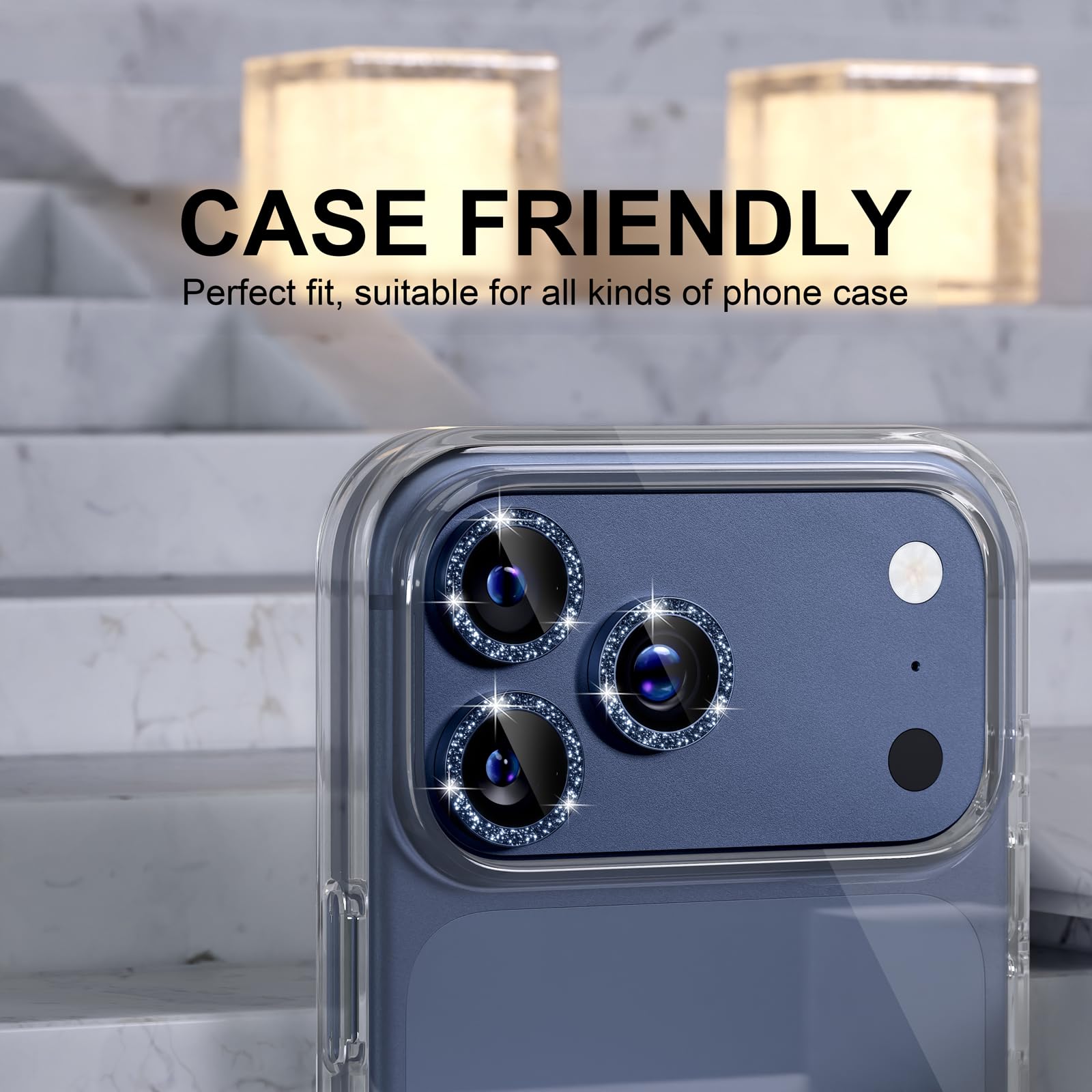 Choiche easy-install lens protector for iPhone 17 Pro Max requires no tools
