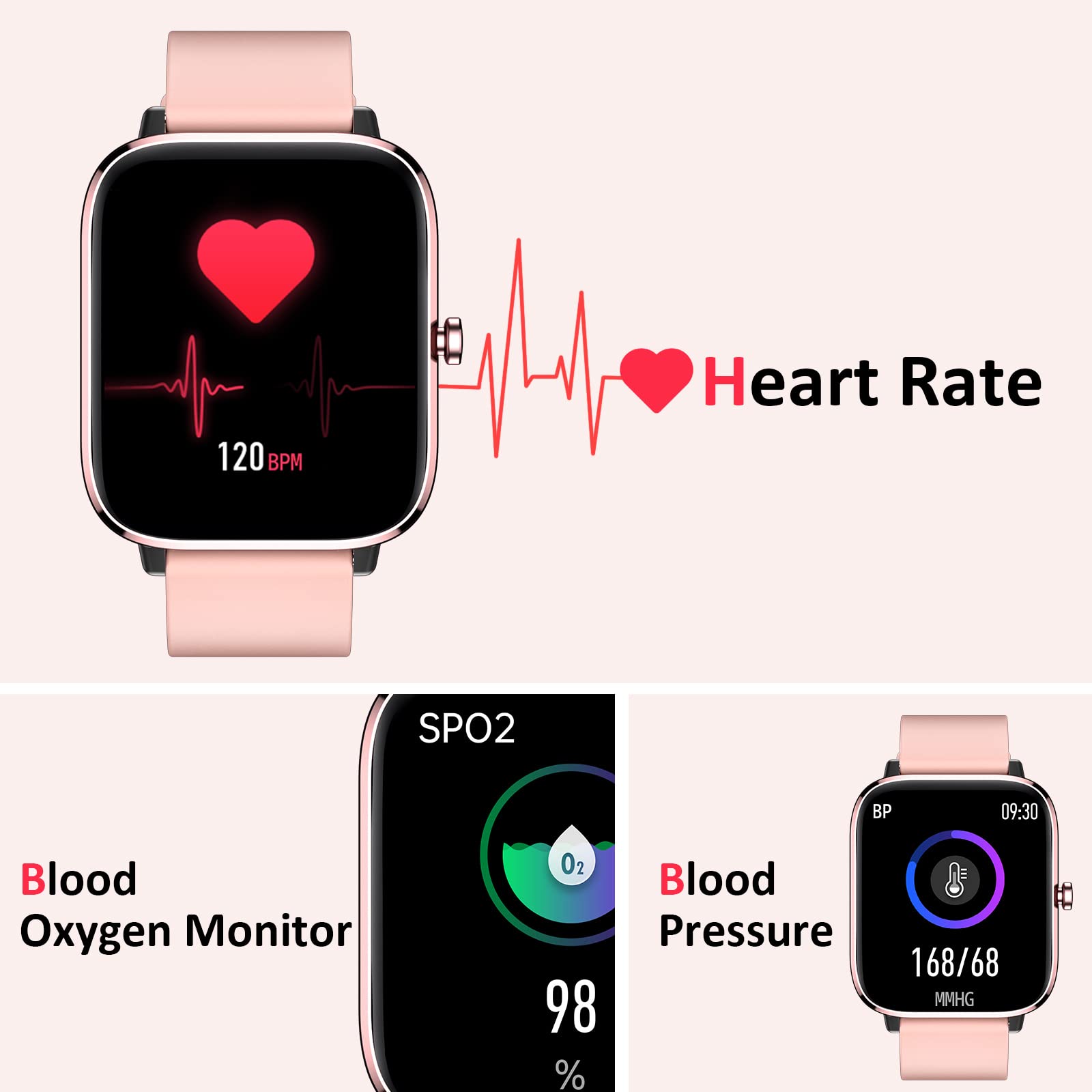 Choiknbo smartwatch for women sleep tracking showing rest stages.