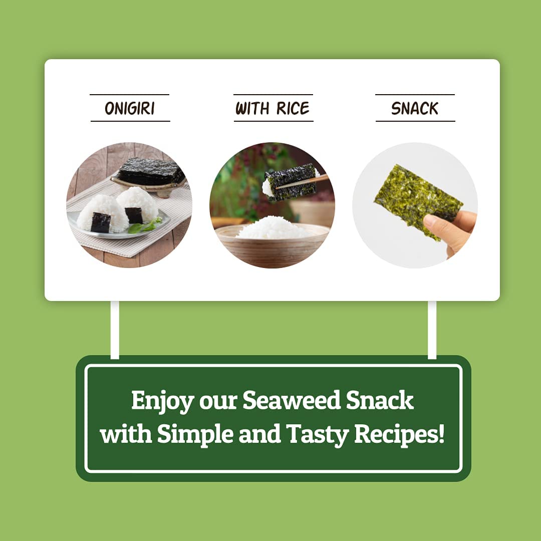 CHOI'S 1 Daechun seaweed snack product of Korea harvested from the West Sea.