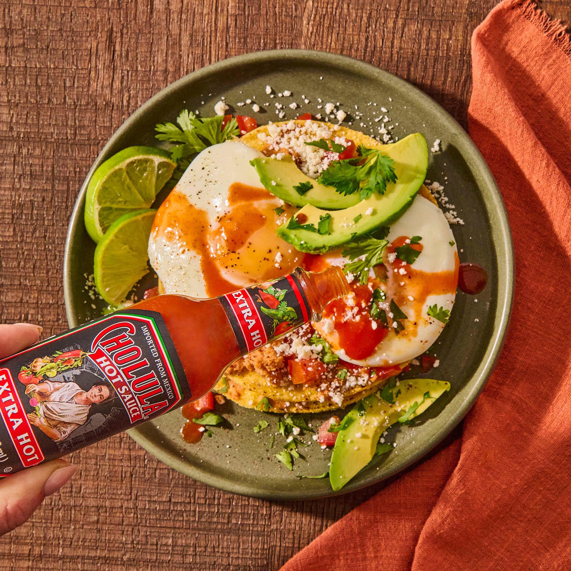 Cholula Extra Hot enchiladas receive a warm heat boost