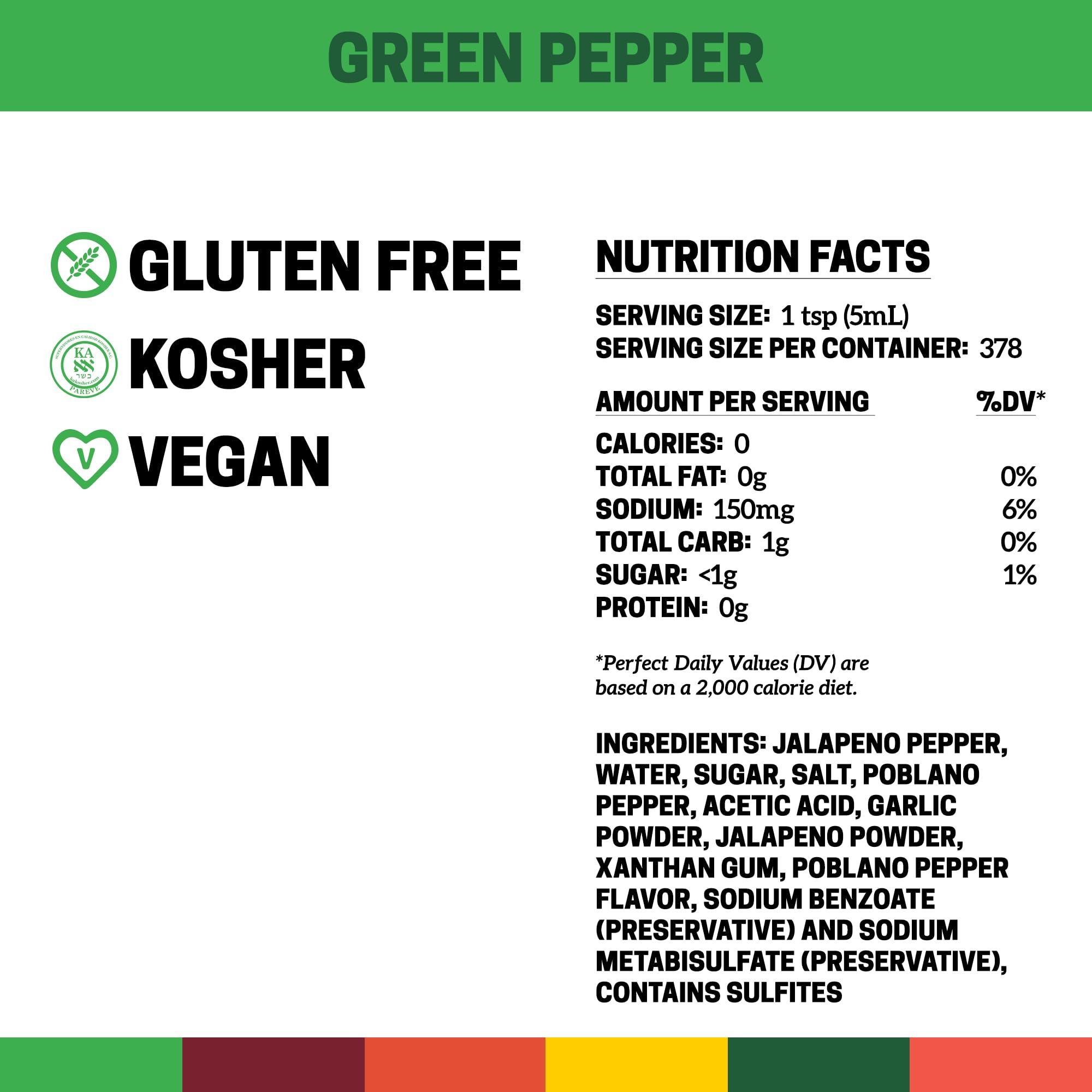 Cholula Green Pepper Hot Sauce on tacos adds brightness and depth.