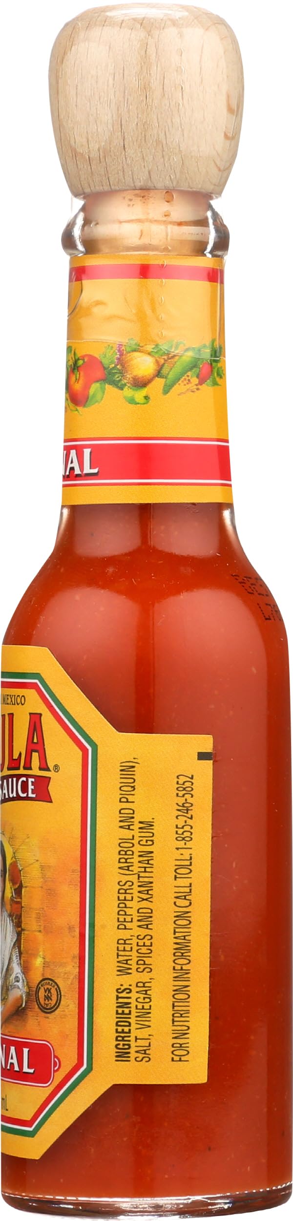 Cholula hot sauce on eggs for a zesty kick