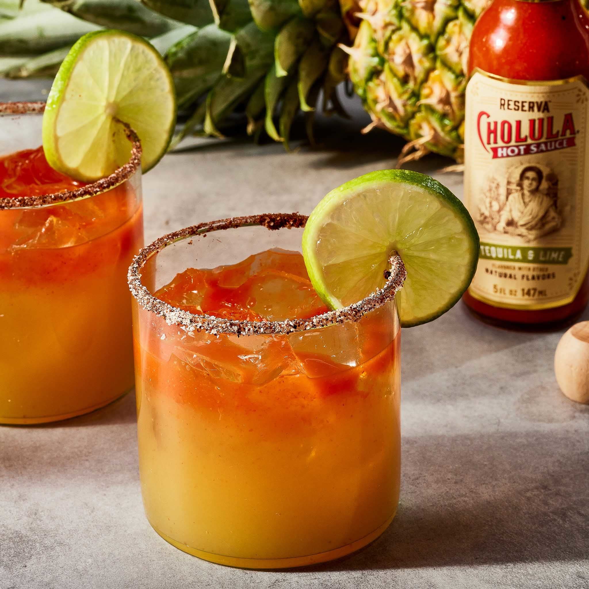 Cholula Tequila & Lime Reserva as dipping sauce for appetizers.