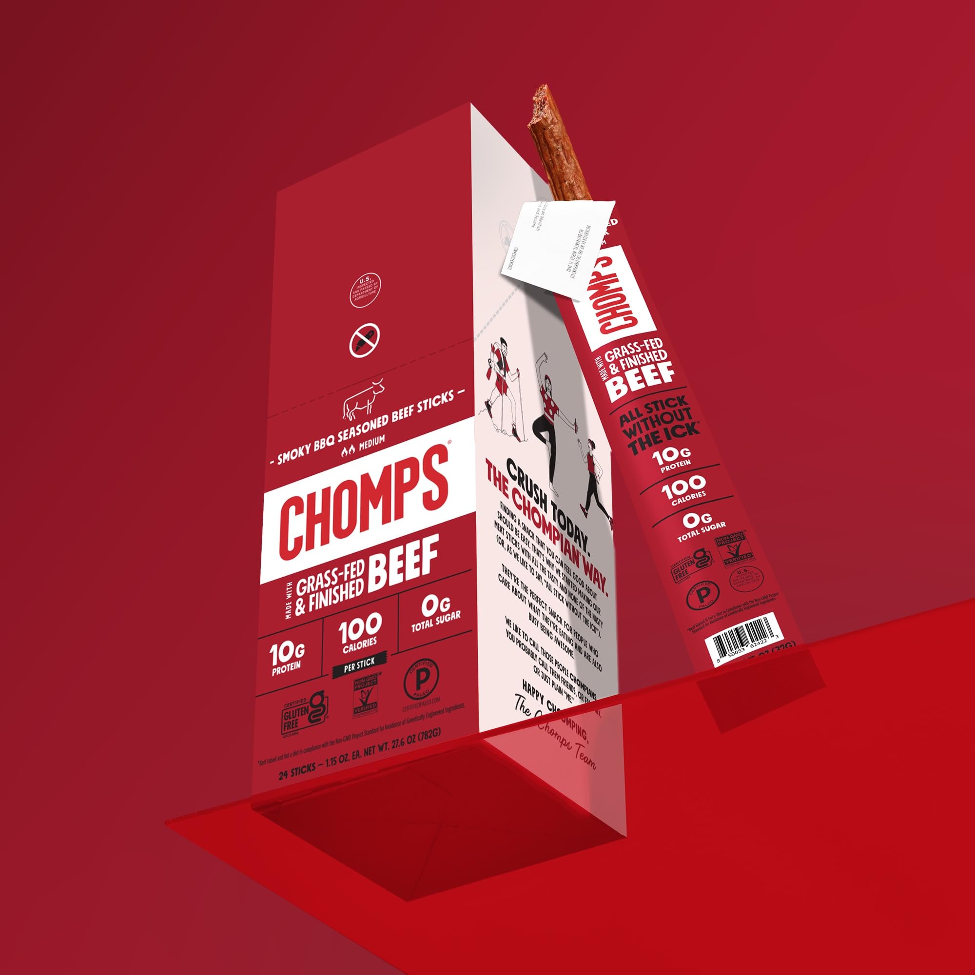 Chomps Whole30 and Paleo jerky with clean ingredients
