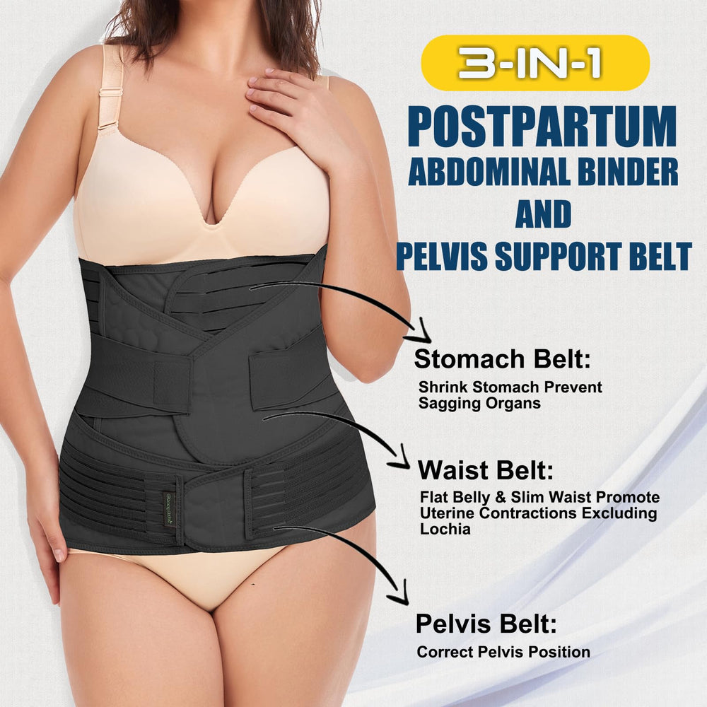 ChongErfei 3-in-1 belly band side view with breathable fabric