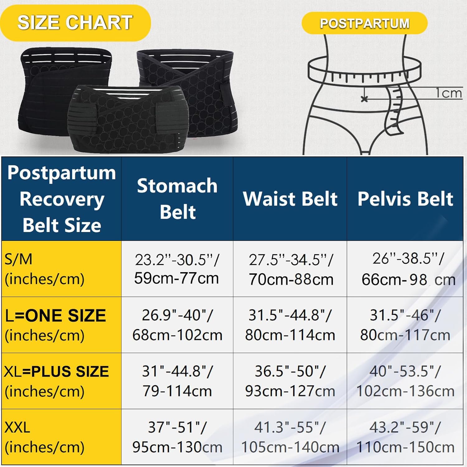 ChongErfei postpartum belt packaging and easy fit guide