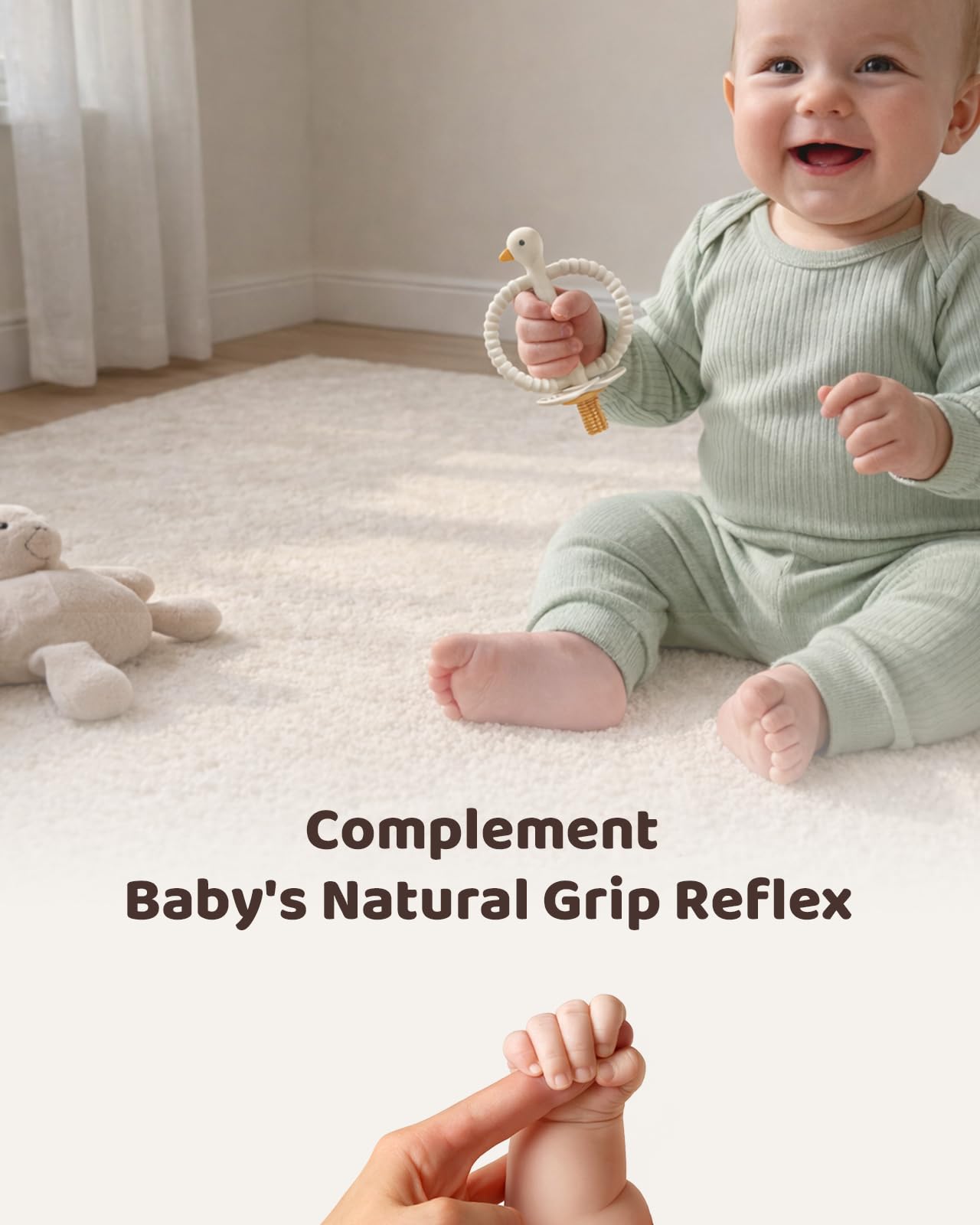 ChooKaChoo multi-texture teether with varied chewing sensations
