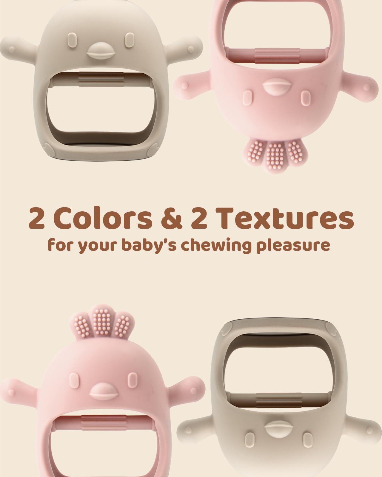 ChooKaChoo teething mitten packaging is gift-ready for new parents.