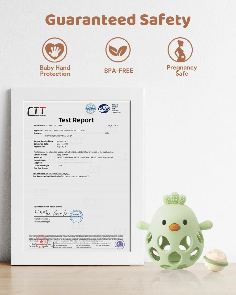 ChooKaChoo BPA-free material supports worry-free teething play