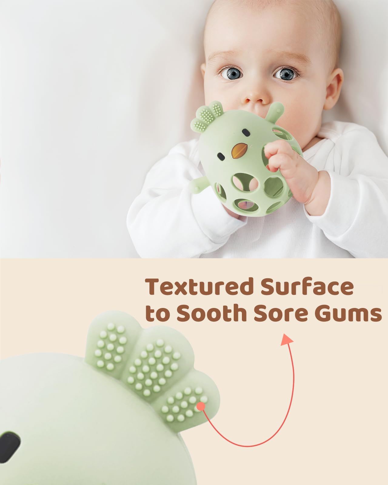 ChooKaChoo teether that is dishwasher-safe for quick cleaning