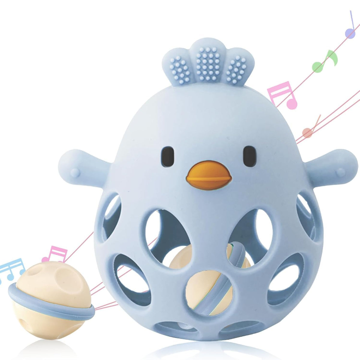 ChooKaChoo teether chick grip easy hold for comforting gums