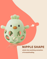 ChooKaChoo teether textured bumps to soothe gums and encourage chewing