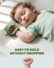 ChooKaChoo teething mitten inner grip bar aids baby's grasp.