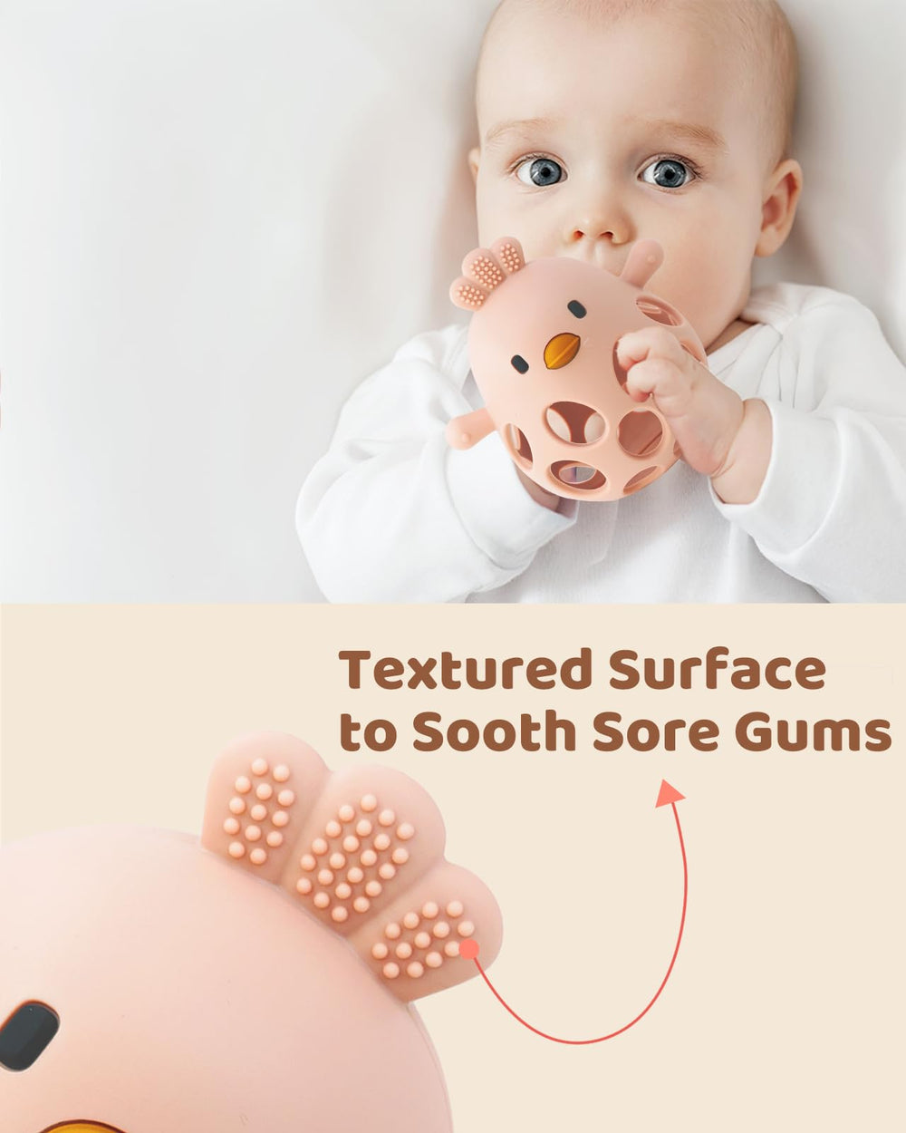 Chookachoo easy grip holes help tiny hands hold securely