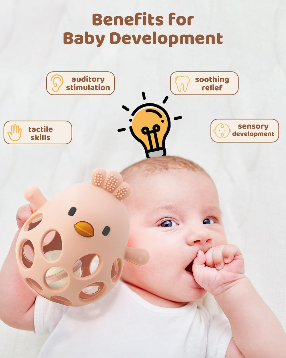 Chookachoo food-grade silicone ensures safe chewing for infants