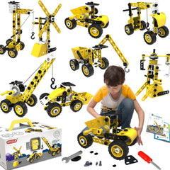 Choopheme 10-in-1 STEM bulldozer model for hands-on learning and imaginative play.