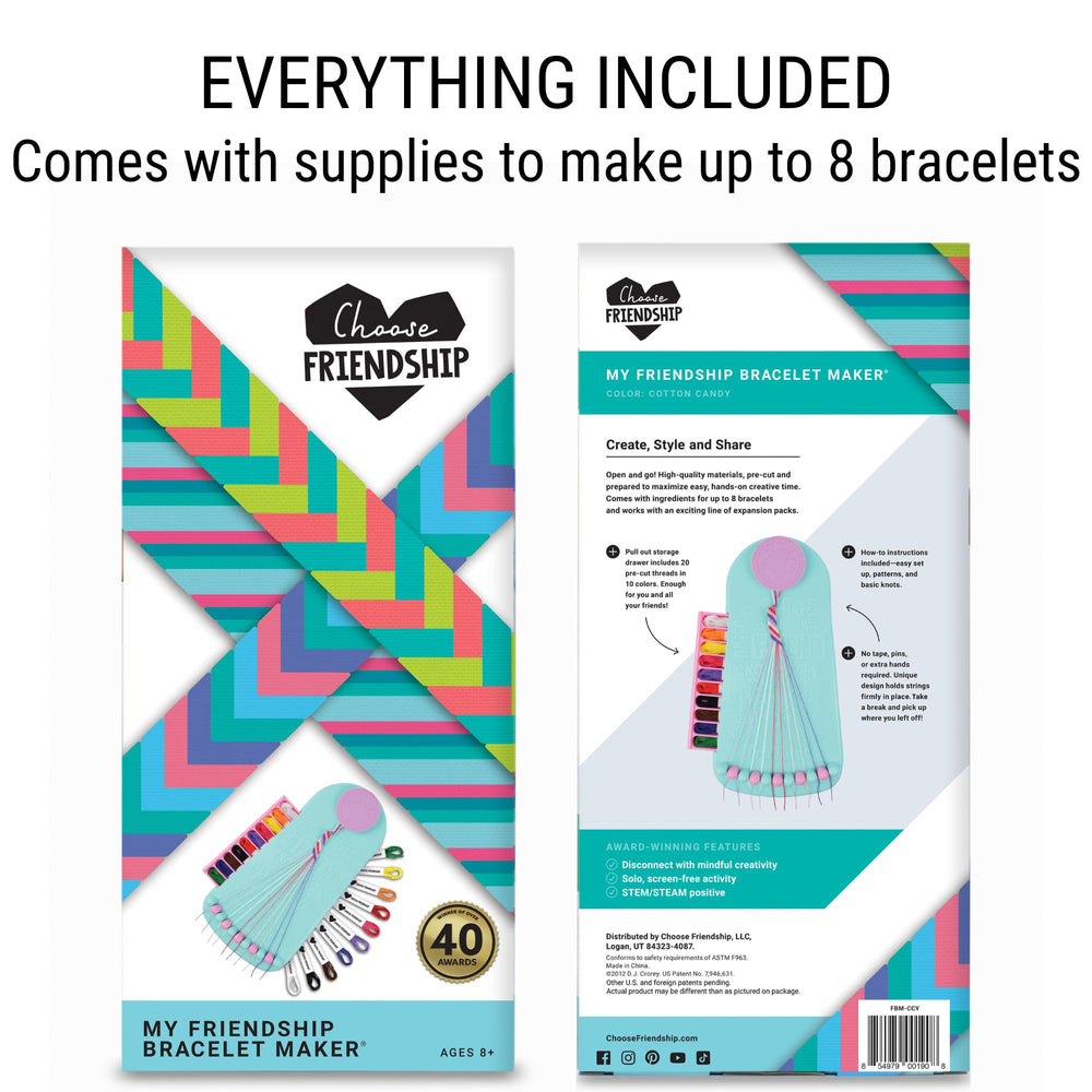Choose Friendship Bracelets being made in action demonstrate easy, collaborative crafting.