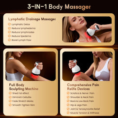 Choufaly 4-in-1 body sculptor cordless handle enables convenient home use