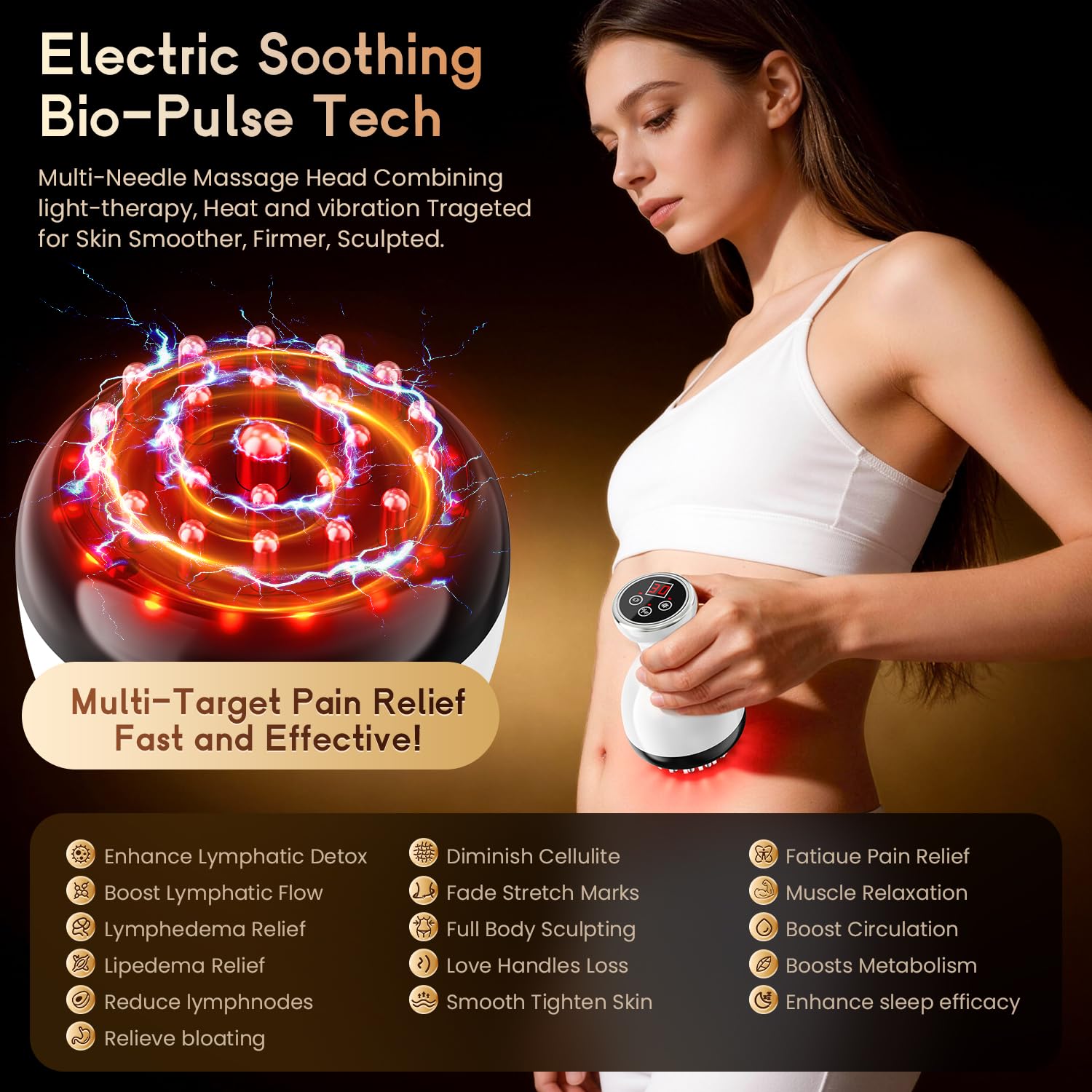 Choufaly leg-focused massage promotes circulation and firmer-looking skin