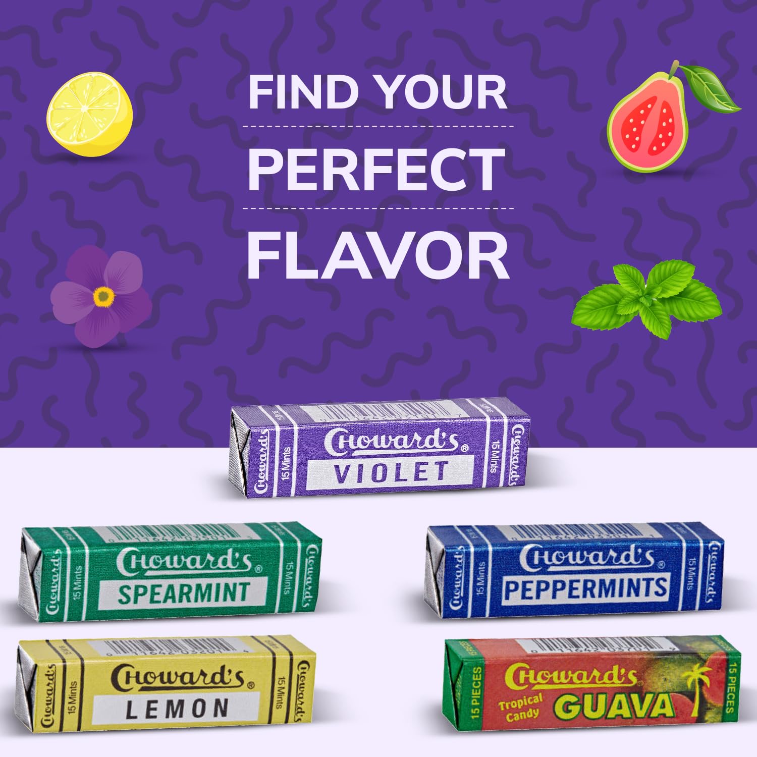 Choward's Violet Mints snack time scene, nostalgic and inviting.
