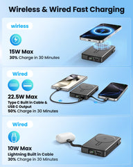 ChowChamps up to 15W wireless charging for fast top-ups.