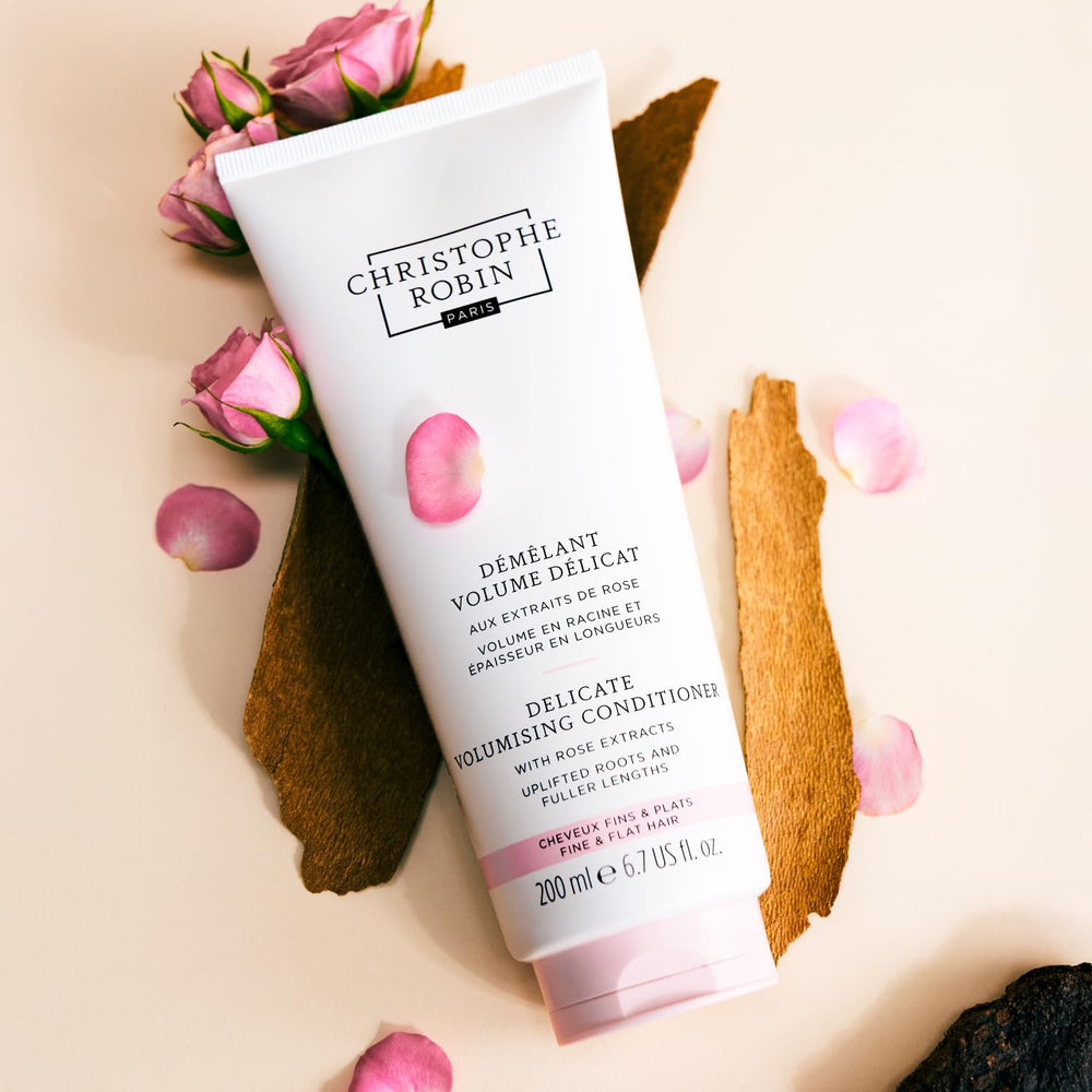 Christophe Robin bottle emphasizing color protection for color-treated hair.
